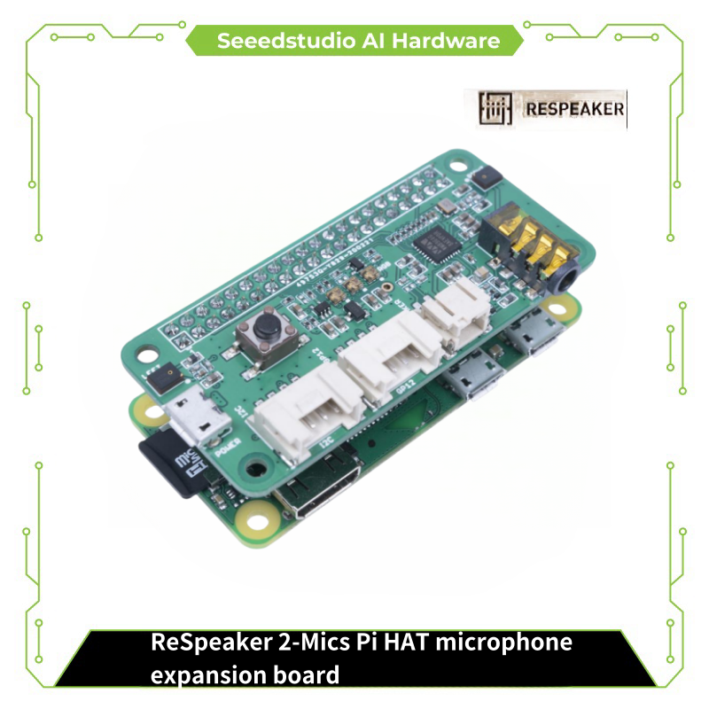 Raspberry Pi Global Shutter Camera Imx296 - Seeed Studio ReSpeaker 2-Mics Pi HAT