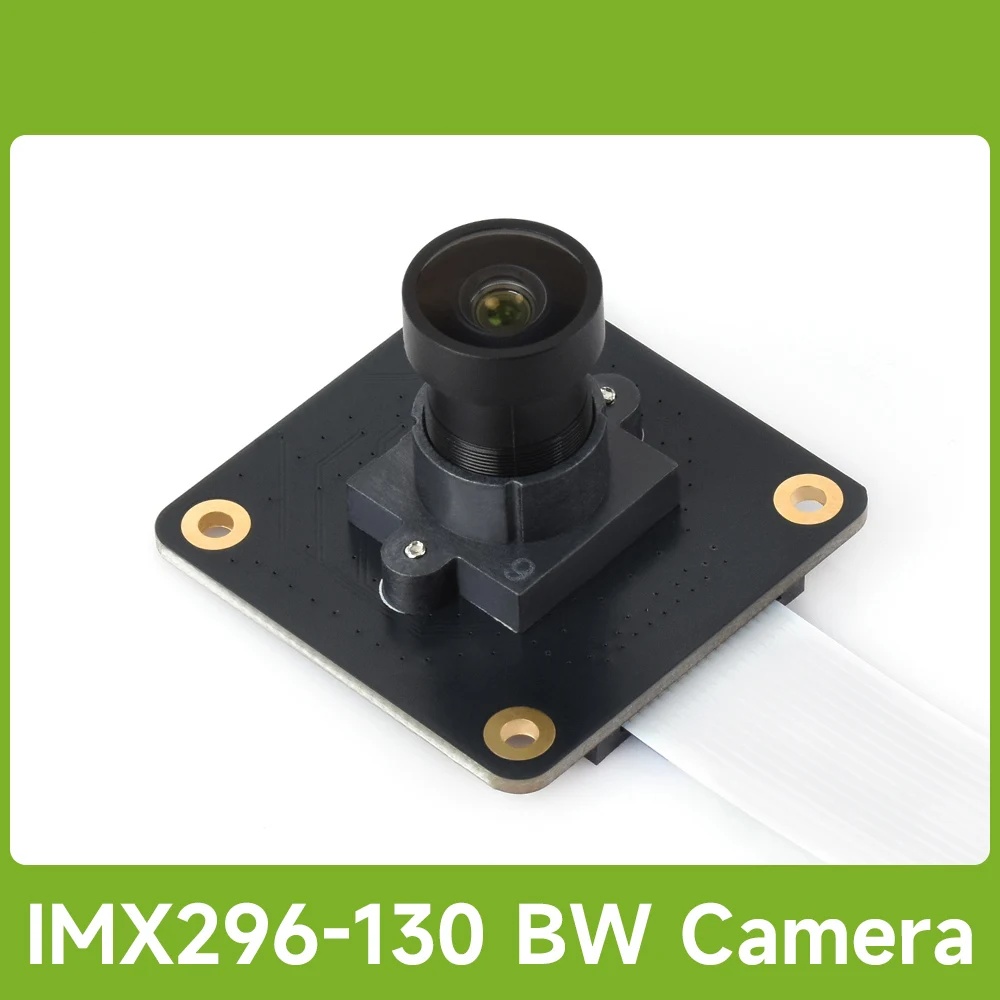 Raspberry Pi Global Shutter Camera Imx296 - Cámara monocromática Waveshare IMX296 de 1,6